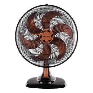 Ventilador De Mesa Oscilante Turbo 50cm 6 Pás Bronze