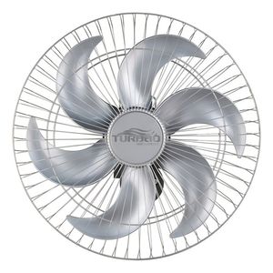 Ventilador de Parede Oscilante 50cm Prata Turbão 130W Bivolt