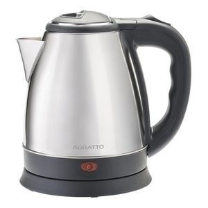 Chaleira Elétrica Agratto 1,8l Ce-01 Pratic Inox Preta