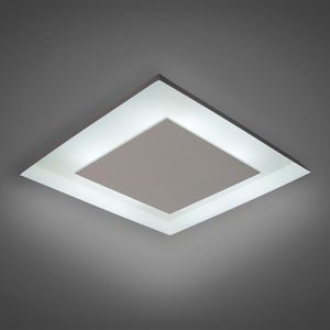 Lustre Embutir Quadrado Iluminação Decorativa Indireta 45x45 Cor Branco Voltagem 110v/220v (bivolt)