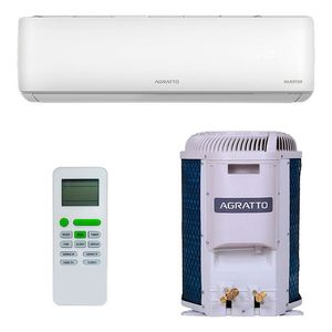 Ar Condicionado Split Inverter 12000 BTUs Frio Branco 220V Liv Top Agratto