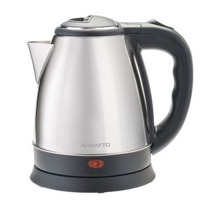 Chaleira Elétrica Agratto 1,8l Ce-01 Pratic Inox Preta