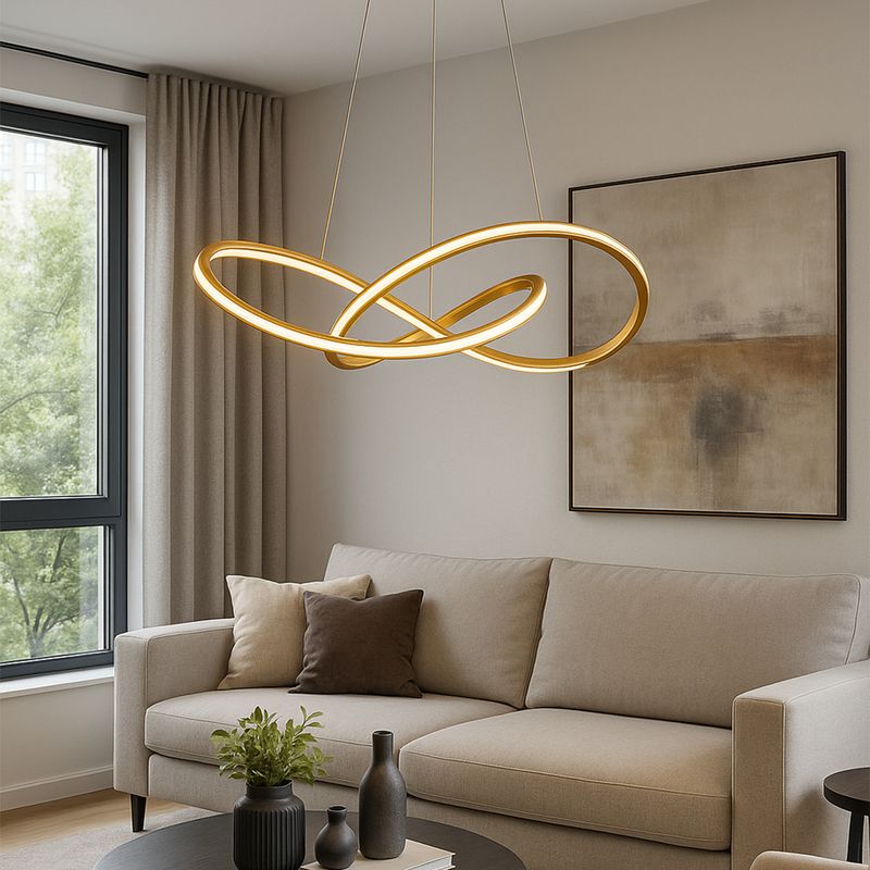 LUSTRE INFINITO DOURADO 003
