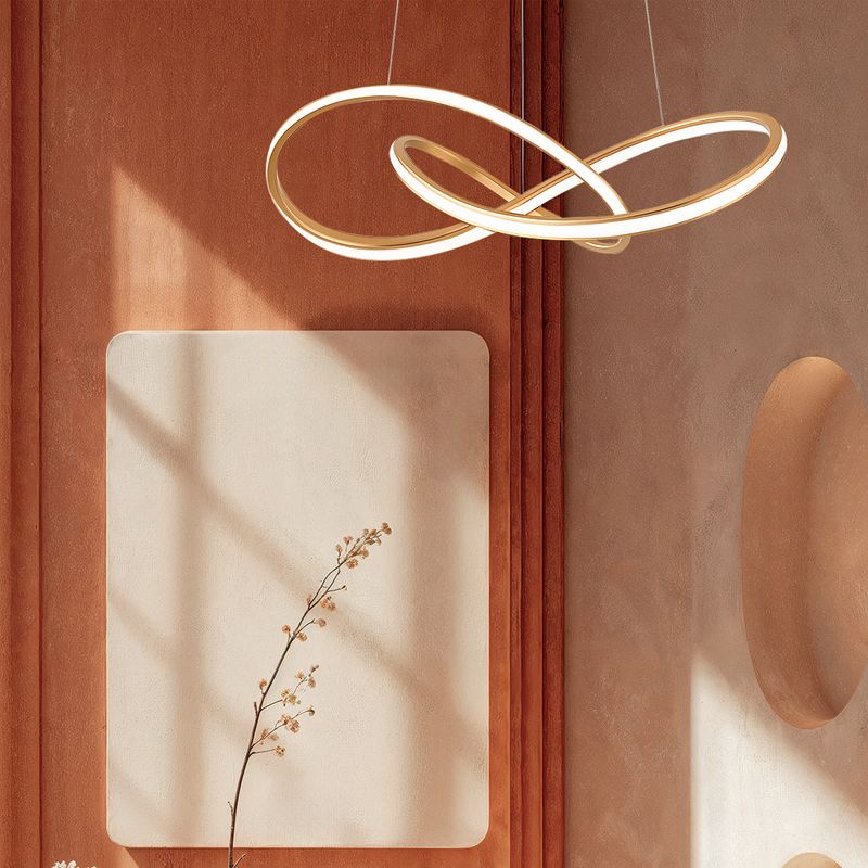 LUSTRE INFINITO DOURADO 004