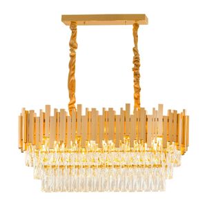 Lustre De Cristal Luxuoso Cabo 1 Metro E14 Dourado