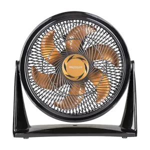 Ventilador Circulador De Ar Mesa 35cm Preto/bronze Ventimais