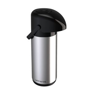 Garrafa Térmica Pressão Verona Inox Unitermi 1 Litro