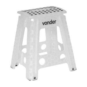 Banqueta Dobrável De Plástico Capacidade 150 Kg Vonder