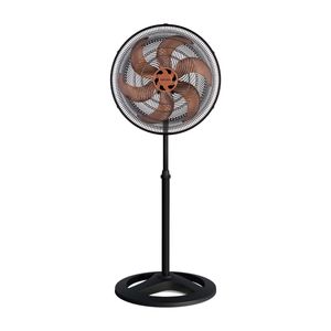 Ventilador De Coluna Pedestal Turbo 6 Pás 50cm Preto/Bronze Ventisol